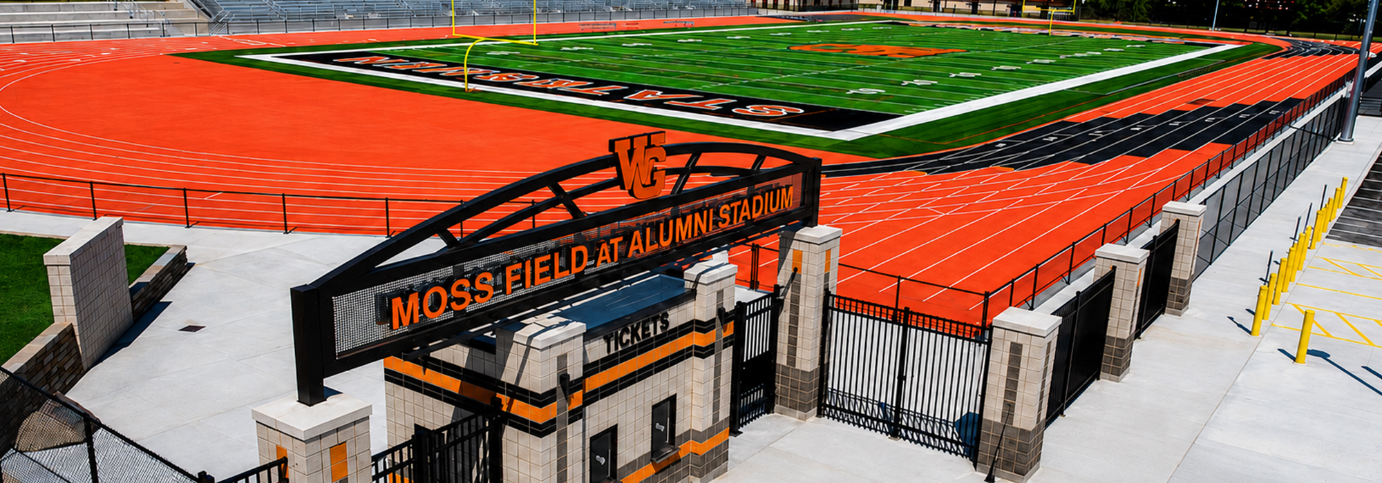 Moss Field Alumni Stadium entrance