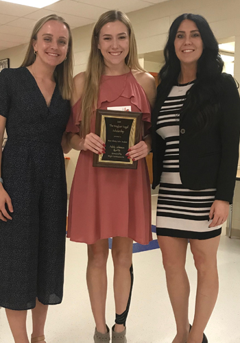 Meghan Vogel Sportsmanship Scholarship recipient Addy Johnson