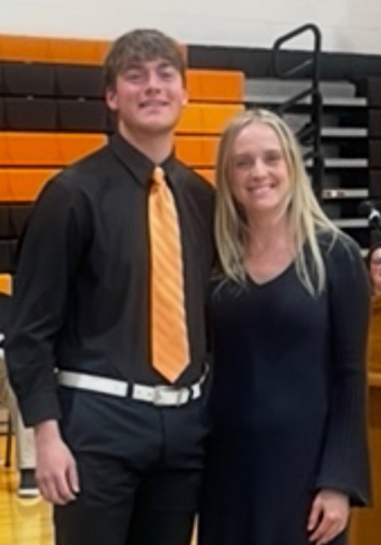 Meghan Vogel Sportsmanship Scholarship recipient Brevin Louden