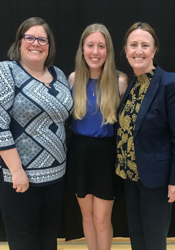 Meghan Vogel Sportsmanship Scholarship recipient Maria Henderson